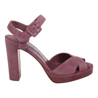 Christian Louboutin High Heel Sandals, female, Purple, Size: 6 1/2 US Cora 100 Sandal
