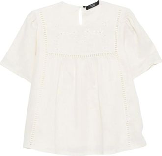 Max Mara Blouse - Dames - Blouses - Beige - S - Overhemden