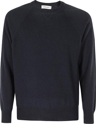 KANGRA Stijlvolle Gebreide Trui voor Mannen - Heren - Ronde hals truien - Blauw - 3XL - Wol - Truien & Vesten