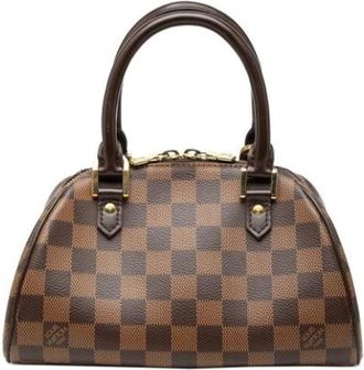 Louis Vuitton Borsa Vintage Pre-owned in Tela - - Pre-owned - Donna - Marrone - ONE SIZE
