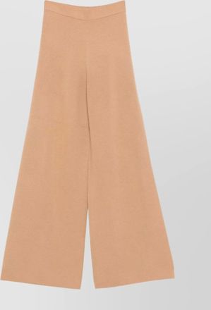 Max Mara cashmere wool straight-leg trousers