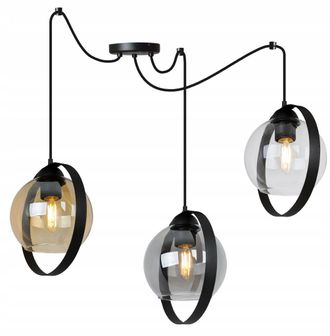 OEM L&aacute;mpara Colgante Moderna Anillos De Cristal Mix