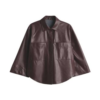 OPUS Blouse lange mouw - Dames - Blouses & Shirts - Bruin - Maat: L