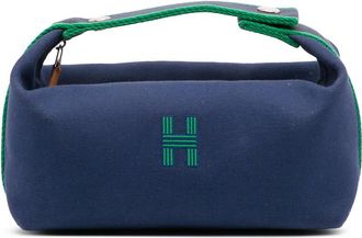 Herm&egrave;s Pre-owned Hermes Small Toile Bride A Brac Case Ladies B