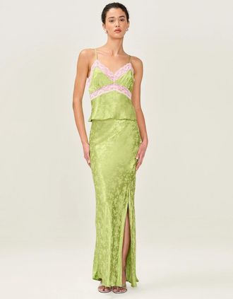 Omnes Womens Fenella Skirt in Lima Bean - Size: 12