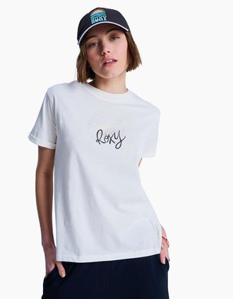 Roxy Womens Roxy Womens Vl Oceanregular Corpo Short Sleeve T-Shirt - White - Size: 18/16