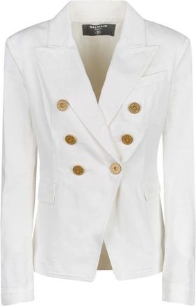 Balmain Mujer, Chaquetas, Blanco, Talla: M