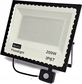 OEM Proyector Hal&oacute;geno Led Con Sensor De Movimiento 200w Ip