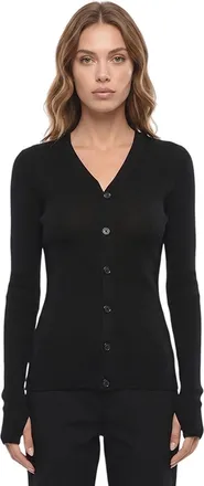 Dsquared2 Black V Neck Cardigan
