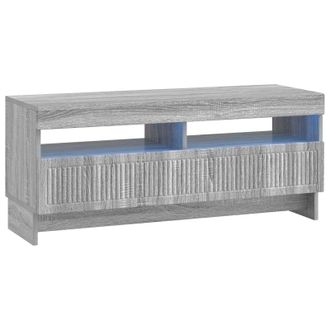vidaXL Mueble De Tv Led Sonoma Gris Madera De Ingenier&iacute;a Vidaxl
