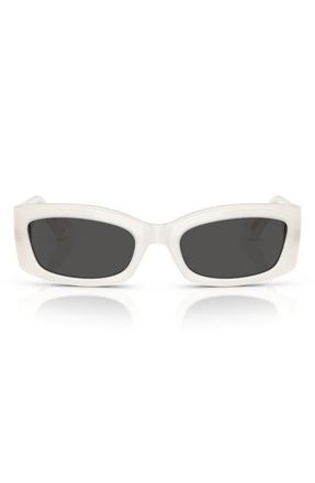 Oliver Peoples x KHAITE 54mm Pillow Sunglasses in Dark Grey at Nordstrom