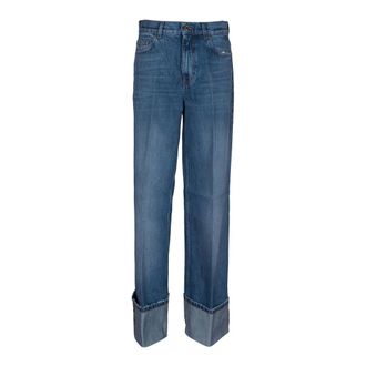 Don the Fuller Dames, Jeans, Blauw, Maat: W28 Denim