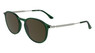 Lacoste Brown Oval Unisex Sunglasses L6061S 301 52