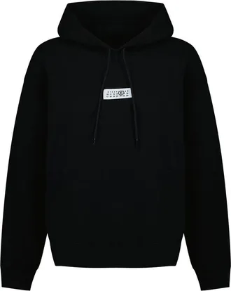 Maison Margiela Mens Cotton Hoodie Black Hoodies
