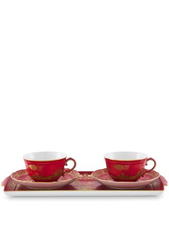 Ginori 1735 Oriente Rubrum tea service - Red