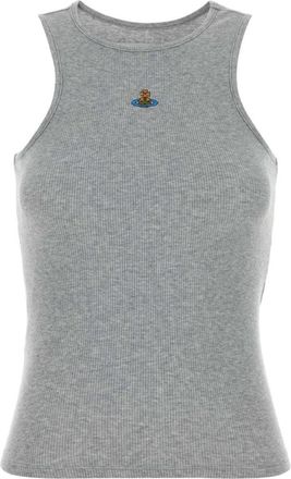 Vivienne Westwood 90s Tank Top - Dames - Tops zonder mouwen - Grijs - L - Katoen - Tops
