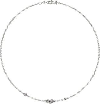 John Richmond Ketting met Sferische Elementen en Lichtgevende Details - Dames - Kettingen - Grijs - ONE Size - Accessoires