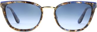 Etnia Barcelona Madelein Sun HVBL Womens Sunglasses Blue Size 54