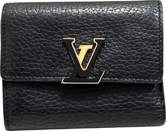Louis Vuitton Taurillon Leather Wallet (Tri-Fold) (Pre-Owned)