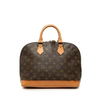 Louis Vuitton Tweedehands Canvas Louis Vuitton tassen - Dames - Pre-owned - Bruin - Maat: ONE Size