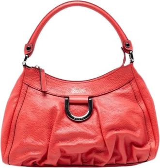 Gucci Pre-owned Handbags, female, Red, Size: ONE SIZE Pre-owned Vintage Handbag