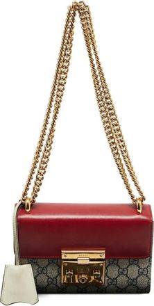 Gucci Borsa a spalla Padlock piccola - Rosso