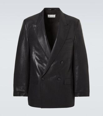 Maison Margiela Double-breasted virgin wool blazer