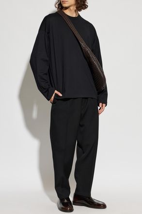 Jil Sander Long Sleeve T-shirt, Mens, Black
