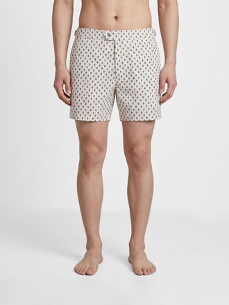 Tom Ford Paisley Print Polyester Swim Trunks