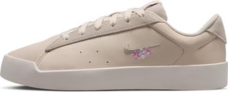 Nike Womens Court Heritage SE Stitched Floral Shoes in Brown | IV5529-100