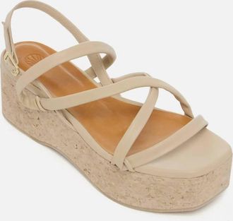 Coclico Womens Erykah Wedge In Latte