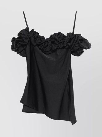 Coperni asymmetric off-shoulder blouse