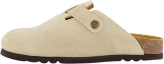 Scholl Fae Mule - Dames - Slip ons - Beige - 37 EU - Leer - Schoenen