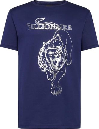 Billionaire Boys Club T-Shirt Ronde Hals Lion - Heren - T-shirts - Blauw - XS - Katoen - Tops
