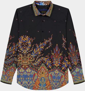 Robert Graham Mens Cotton Taj Mahal Button-Down Shirt