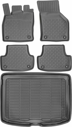 OEM Juego De Alfombrillas Para Coche Y Maletero Para Audi A3 Iii 8v Sportback (2012-2020)
