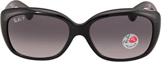 Ray-Ban Ray Ban Jackie OHH Grey Gradient Rectangular Ladies Sunglasses RB4101 601/T3 58