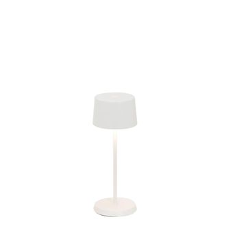 Zafferano L&aacute;mpara de mesa led blanca regulable zafferano