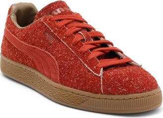 Puma x Dani&euml;lle Cathari Fuzzy Suede Sneaker in Mars Red at Nordstrom, Size 8.5