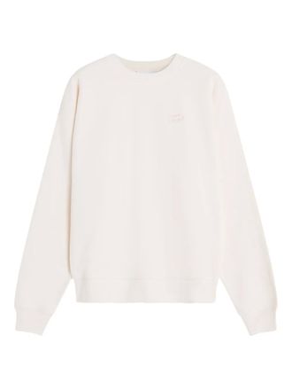 Maison Kitsuné Katoenen sweater met borduurwerk - Roze