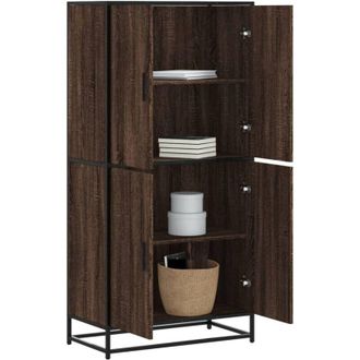 vidaXL Credenza Rovere Marrone 68x35x139 cm in Truciolato - Vidaxl