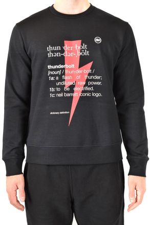 Neil Barrett Thunderbolt Crewneck Sweatshirt