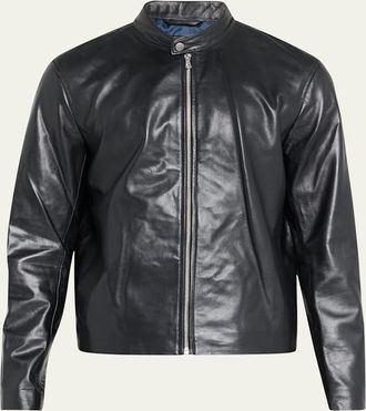 Rag & Bone Mens Archive Cafe Racer Leather Jacket