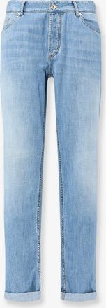 Brunello Cucinelli Jeans in blue denim - BRUNELLO CUCINELLI - gender_Man