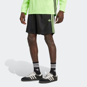 adidas Shorts ADIDAS ORIGINALS ADIDAS ADICOLOR JACQUARD, Herren, Gr. XXL, N-Gr, gr&uuml;n (schwarz, signal gr&uuml;n, normal, gr.), Obermaterial: 100% Polyester, Hosen