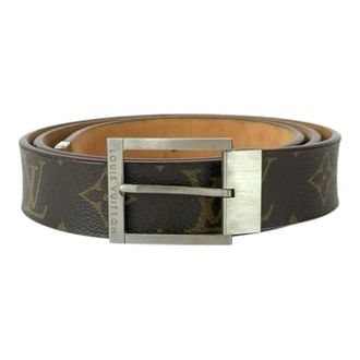 Louis Vuitton Cintura Monogram in tela Pre-owned - - Pre-owned - Uomo - Marrone - ONE SIZE