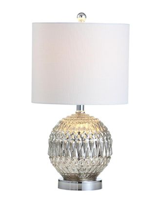 Jonathan Y Designs Jonathan Y Krister 20.5In Glass Metal Led Table Lamp