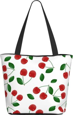 AOOEDM Cherry-1 Ladies Shopping Bag 13x11x7in.The Perfect ValentineS Day Gift.It Is The Best ValentineS Day Gift For Mom, Daughter, Wife,Etc