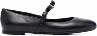 Ferragamo Ladies Black Flats, US Size 10.5