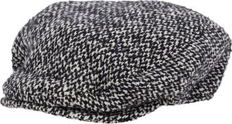 Dolce & Gabbana Grey Hat With Short Brim In Wool Blend Man